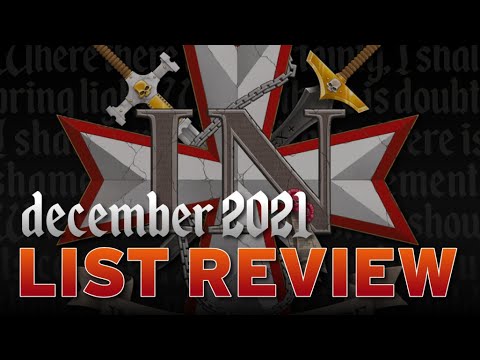 December 2021 Sword Brethren List Review!